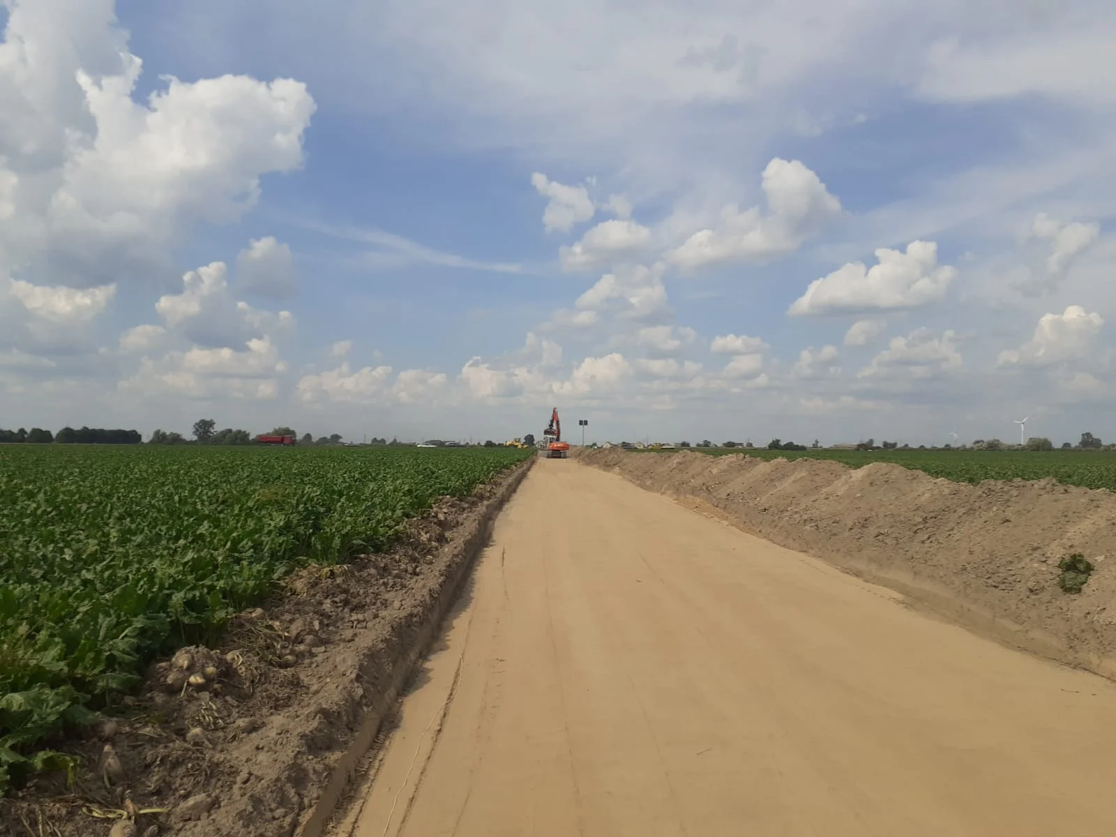 stavba parku waganiec